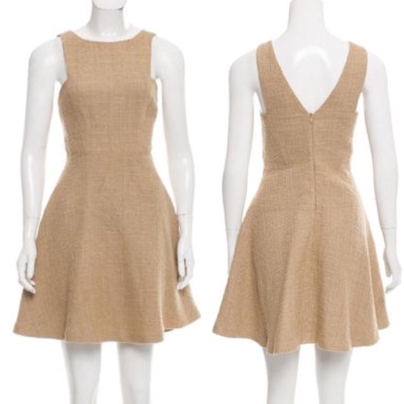 Tibi Dresses & Skirts - Tibi Tan Tweed Dress